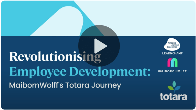 Watch this webinar clip to understand how LearnChamp are developing an AI Learning Assistant to use within Totara's LMS