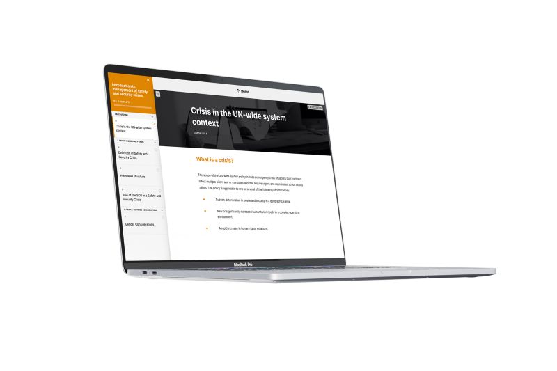 UNDSS-Bildschirm-Mock-up