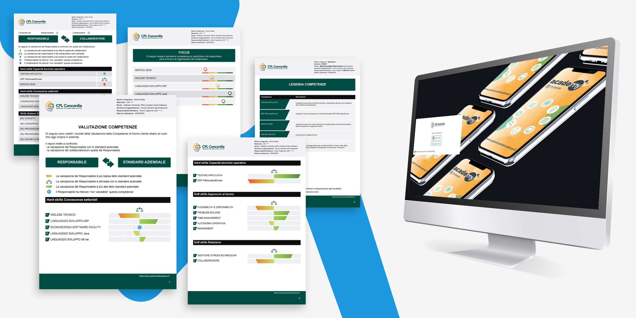 a structured system for skill evaluation and reporting