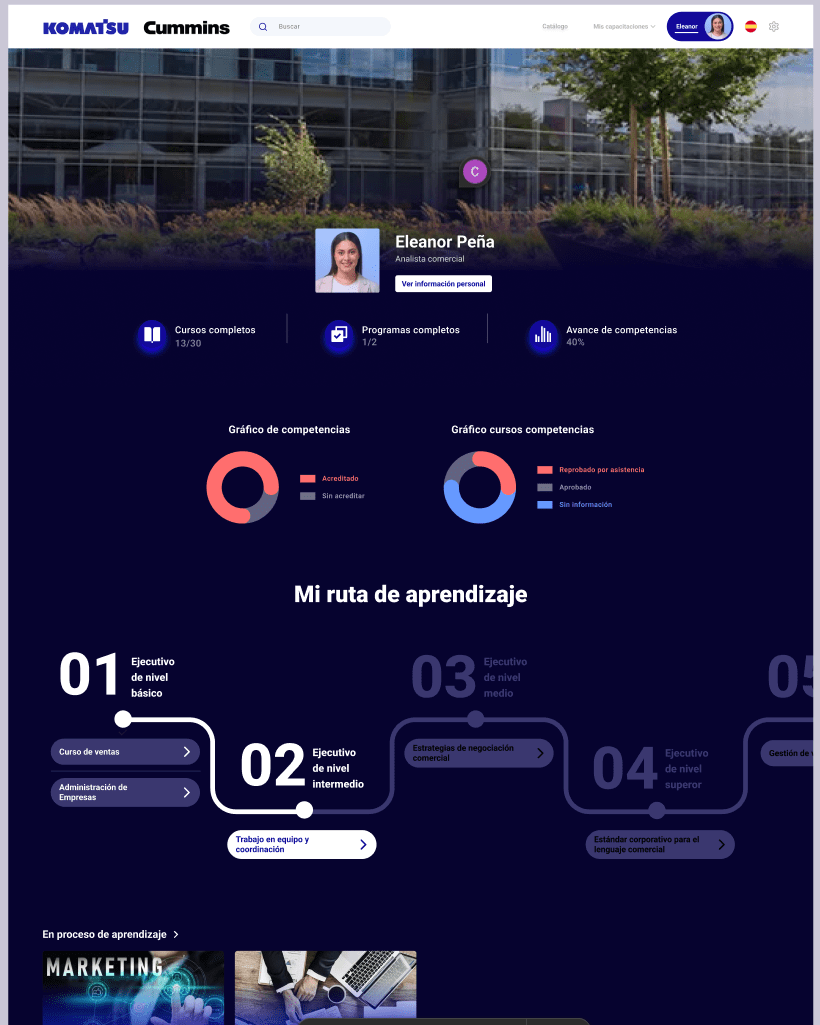 Curso Komatsu Cummins LMS