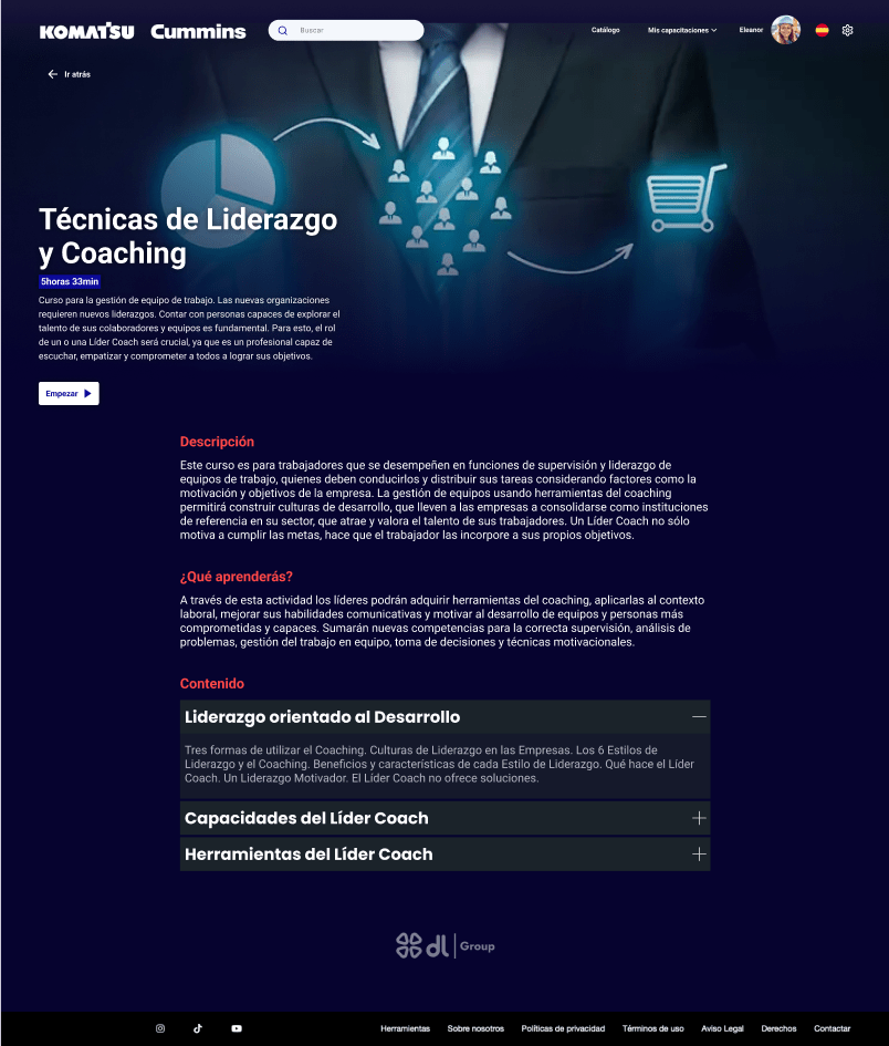 Curso Komatsu Cummins LMS