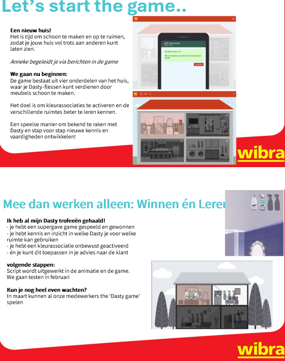 Ein Kurs in einem LMS mit einem interaktiven Spiel