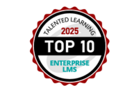 top 10 best enterprise LMS awards badge