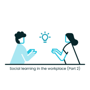 Employees working together