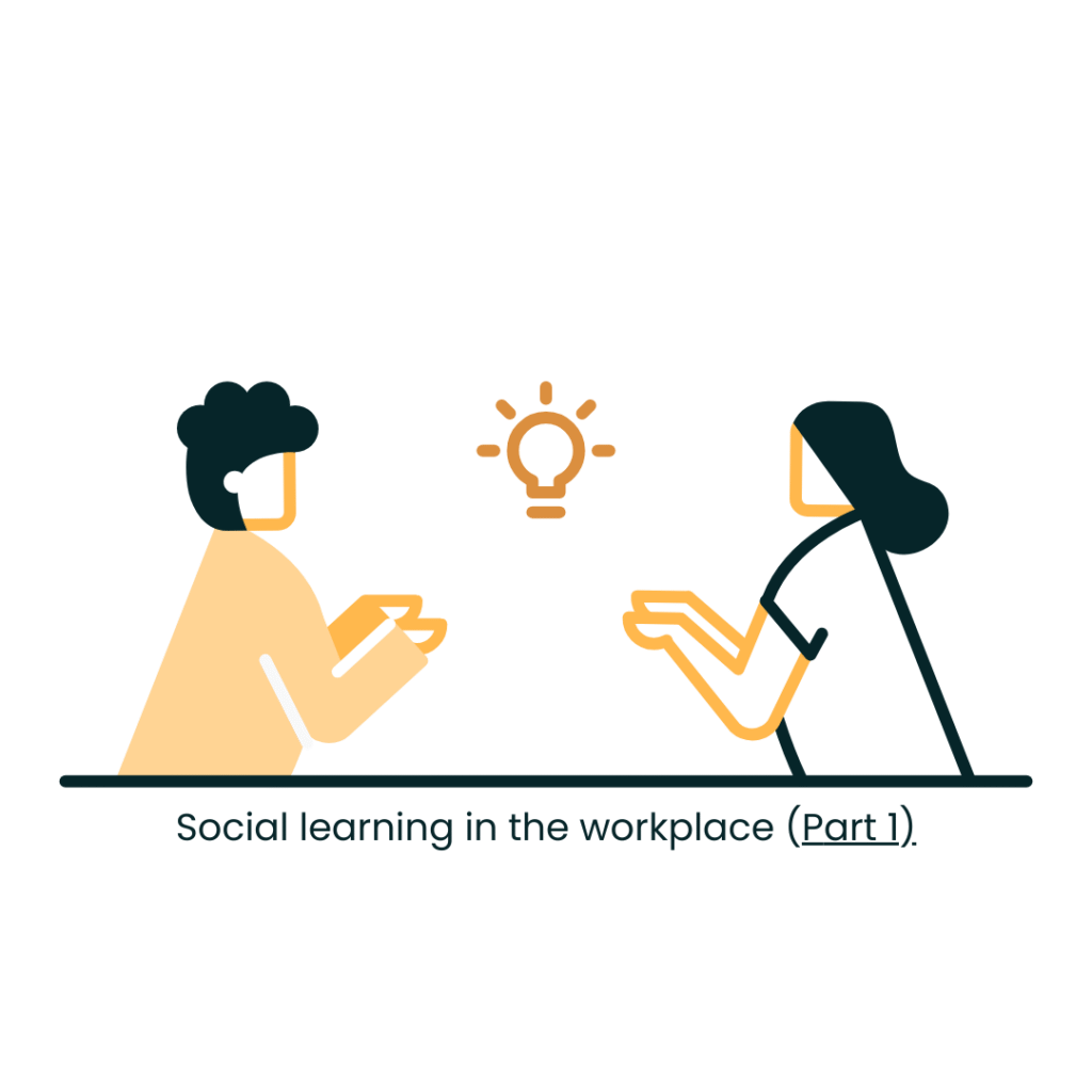 Employees working together